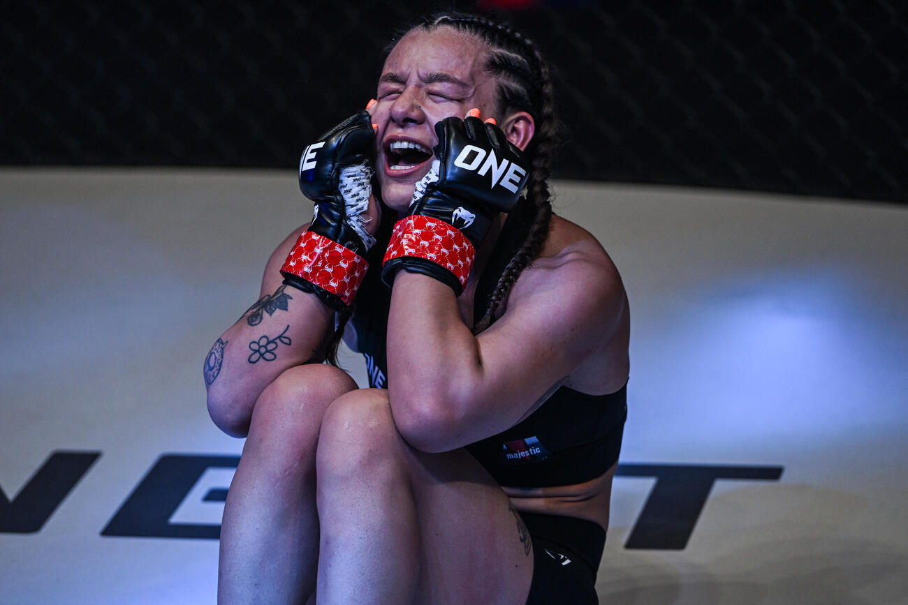 歓喜の表情の平田樹（C）ONE Championship
