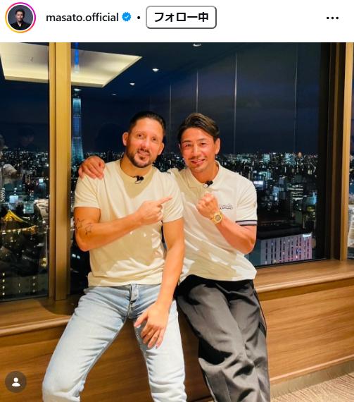 魔裟斗のインスタグラムから