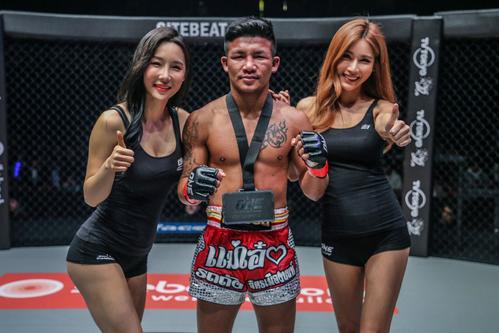 試合勝利後、ONEチャンピオンシップで那須川天心との対戦を希望したロッタン・ジットムアンノン
