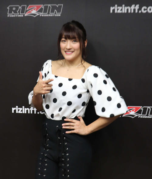 復帰戦への思いを語ったRENA