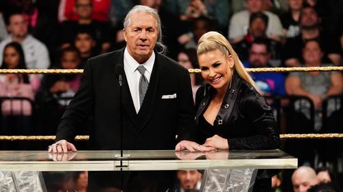 19年WWE殿堂入りしたハート・ファウンデーションのハート（左）とナイトハートの娘ナタリア　（Ｃ）　2019WWE,Inc.AllRightsReserved