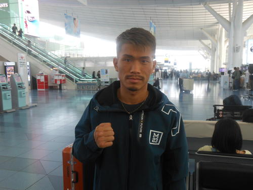 2階級制覇に向けて中国へ出発した木村翔