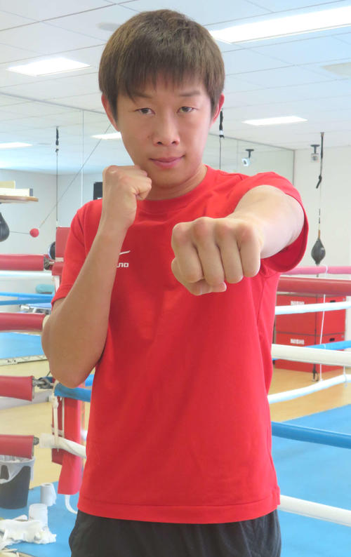 7月12日、エディオンアリーナ大阪でWBOアジア太平洋スーパーフェザー級王座に挑戦する東洋太平洋フェザー級王者清水