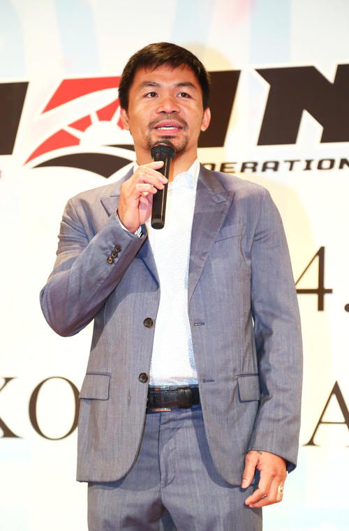 マニー・パッキャオ（2019年4月20日撮影）
