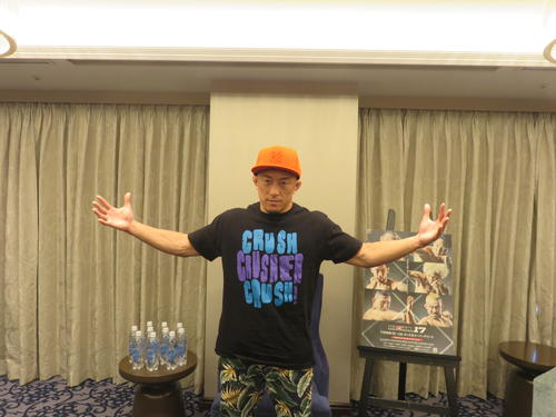 28日のRIZIN17大会でアリ・アブドゥルカリコフと対戦する川尻達也