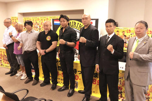 ドージョーチャクリキ・ジャパンがCHAKURIKI4大会の開催を発表。右端が甘井代表
