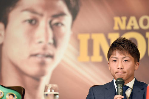 WBSSバンタム級トーナメント決勝会見に出席し、心境を語った井上尚弥（撮影・たえ見朱実）
