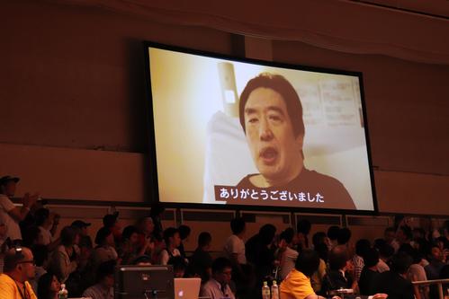 「TAKYAMANIA　EMPIRE2」の試合後に会場に流れた高山善広のメッセージ