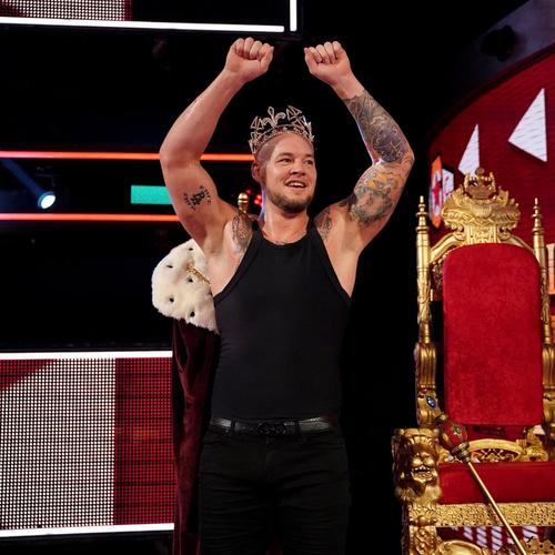キング・オブ・ザ・リング決勝進出を決めたバロン・コービン（C）2019 WWE, Inc. All Rights Reserved