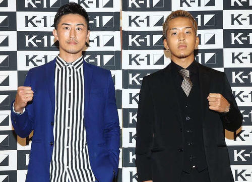 11月24日に対戦する山崎秀晃（左）と瑠久（C）M－1　Sports　Media