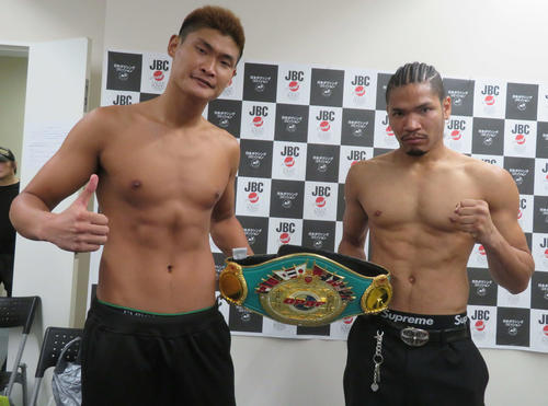 東洋太平洋ミドル級王座決定戦で再戦する同級2位細川（右）と同級7位大尊