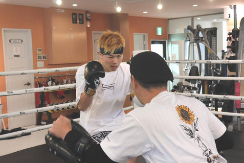 練習を公開した那須川天心