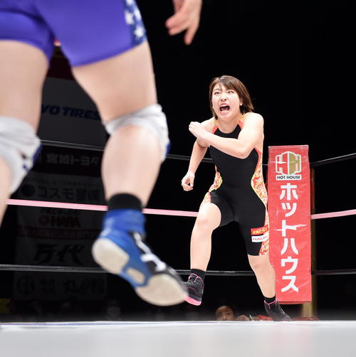 仙台女子プロレス金子夏穂、ホテル辞めリングで夢を - プロレス写真 