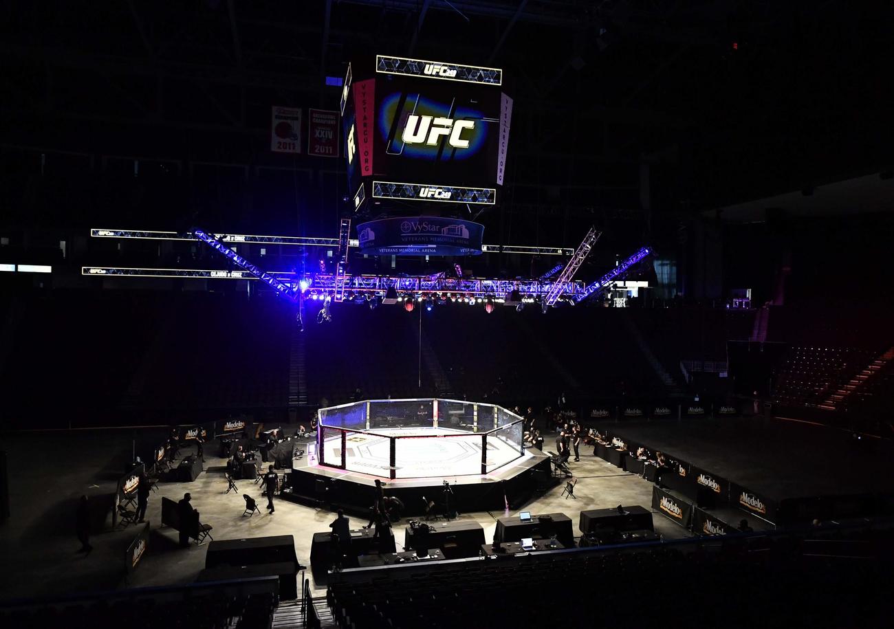 無観客で開催されたUFC249大会（ロイター）