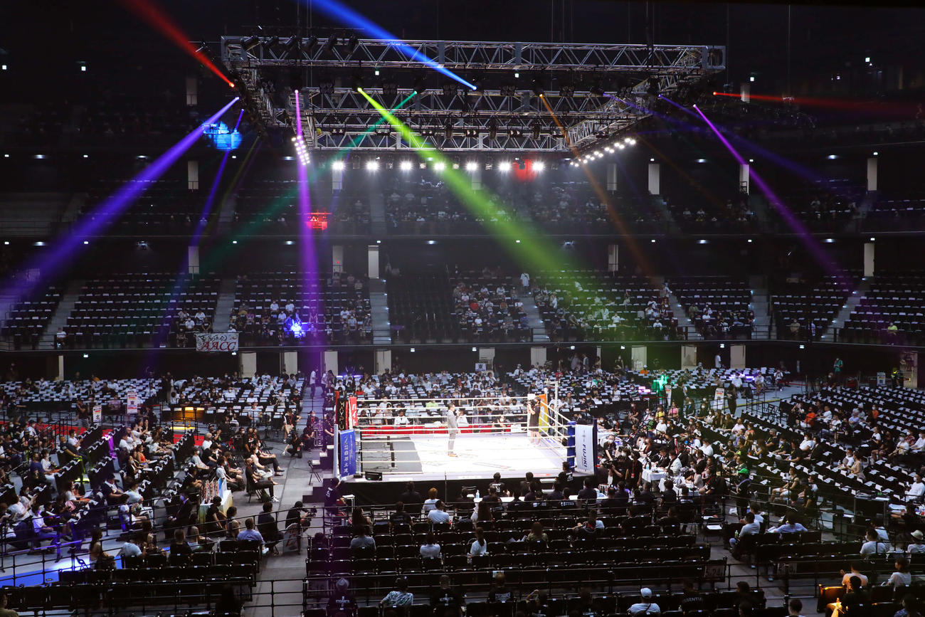 RIZIN22が開催された、ぴあアリーナMM（撮影・河田真司）