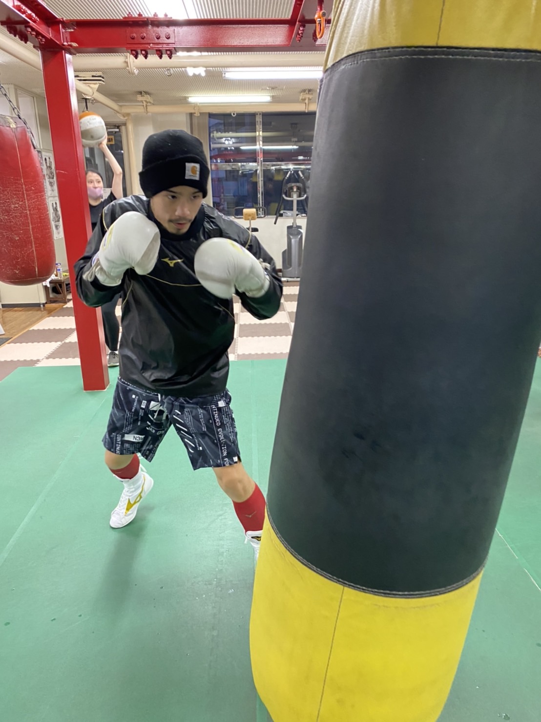 プロ14戦目が決まり練習に励む辰吉寿以輝（提供：大阪帝拳）