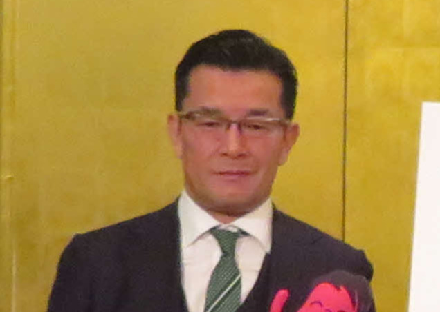 大みそかに行われるRIZIN.26大会の発表会見を行った榊原信行CEO（撮影：松熊洋介）