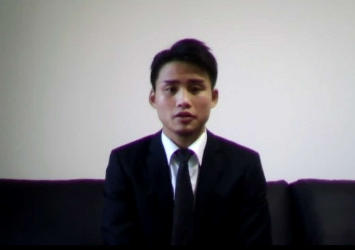 新型コロナウイルスに感染し、隔離生活を終えて帰京したWBA世界ライトフライ級スーパー王者京口がオンラインで会見