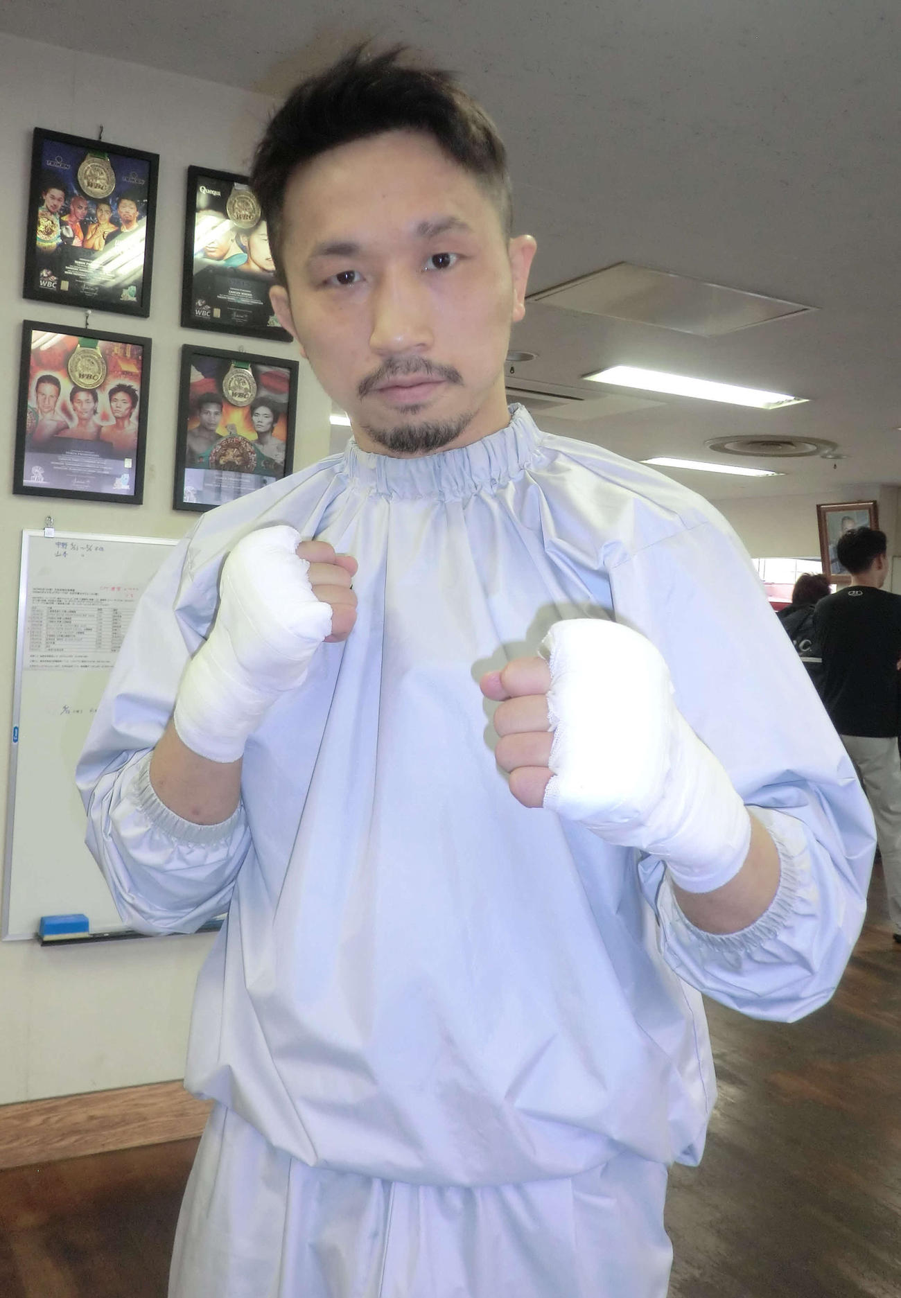 粟生隆寛氏（2015年4月22日撮影）