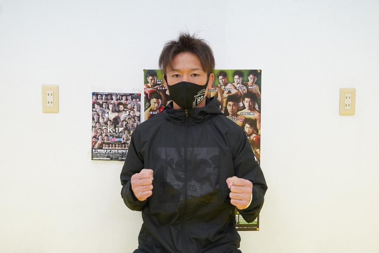 13日のK－1　WORLD　GP両国大会で朝久と対戦する蓮實(C)K－1