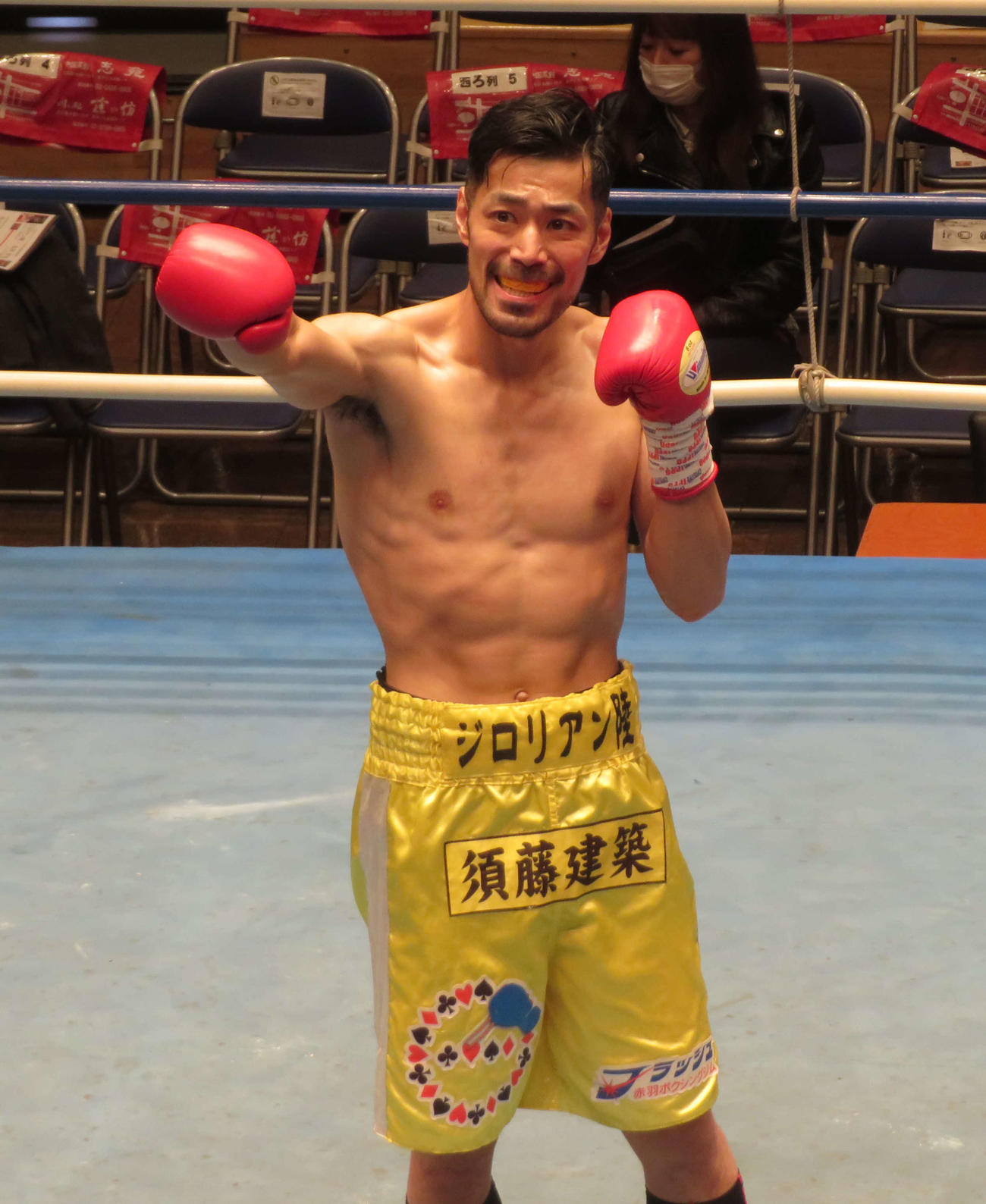 39秒でTKO勝ちしたジロリアン陸