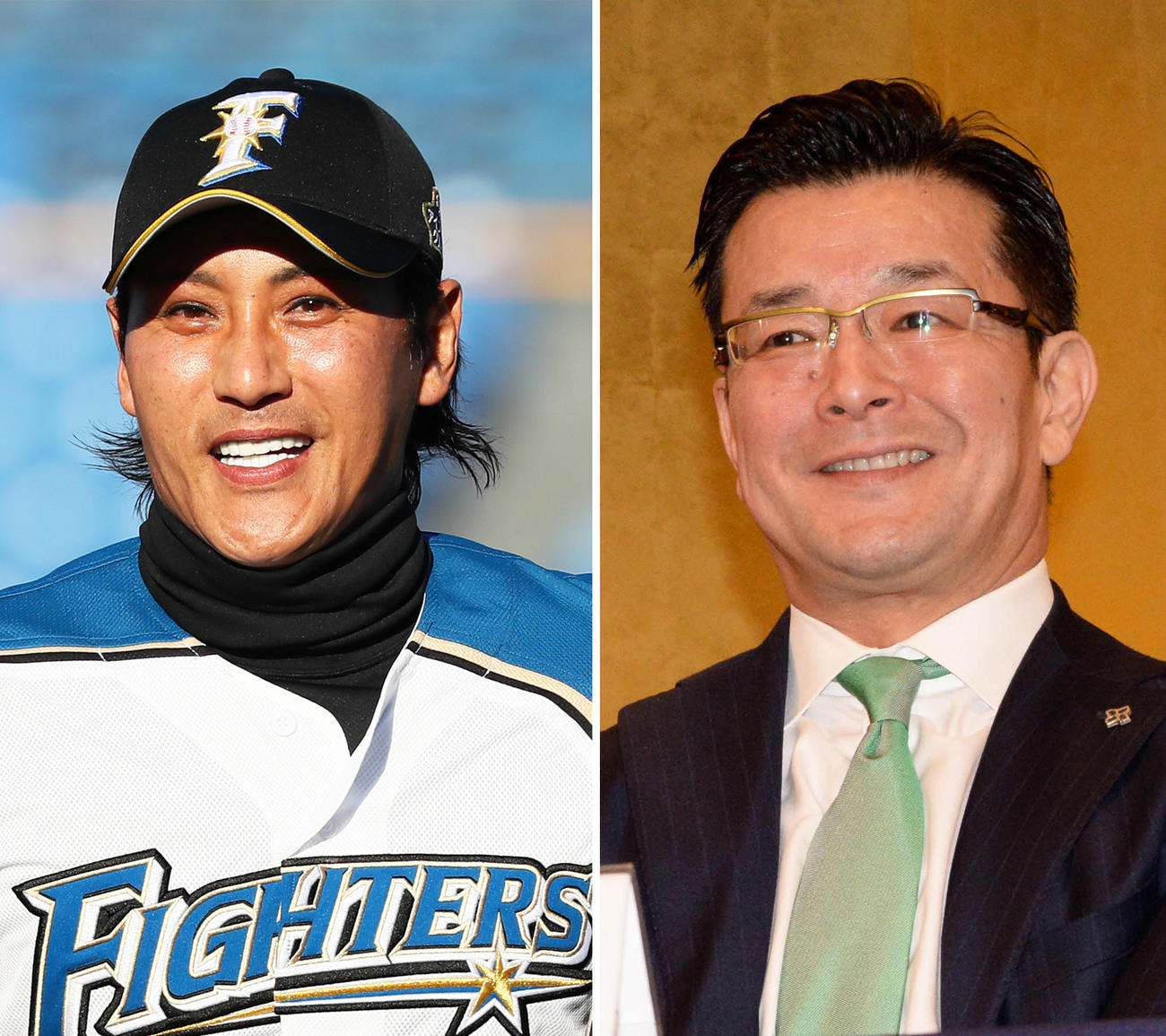 新庄剛志氏（左）、RIZIN榊原信行CEO