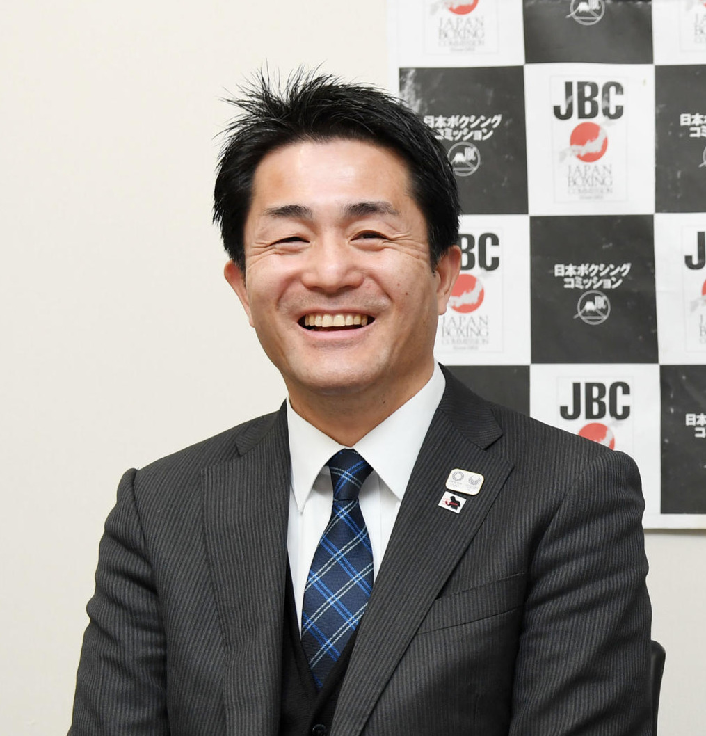 日本プロボクシング協会の新田渉世事務局長（2019年2月18日撮影）