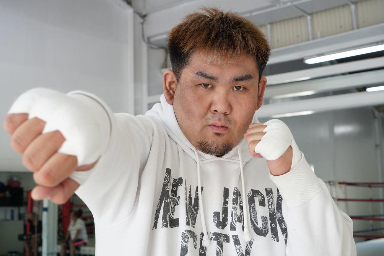練習を公開した実方宏介(C)K－1