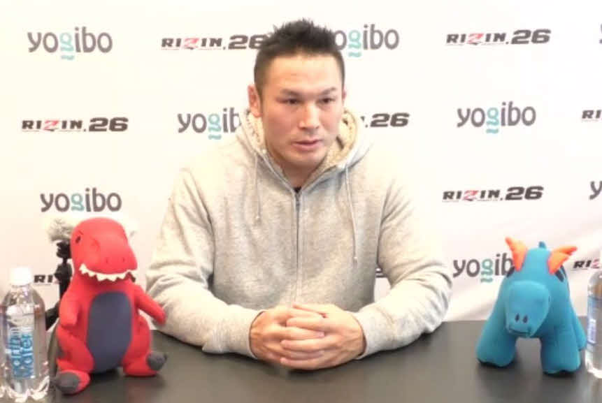 体重差30キロとなるスダリオ剛との試合に向けて意欲を示すミノワマン