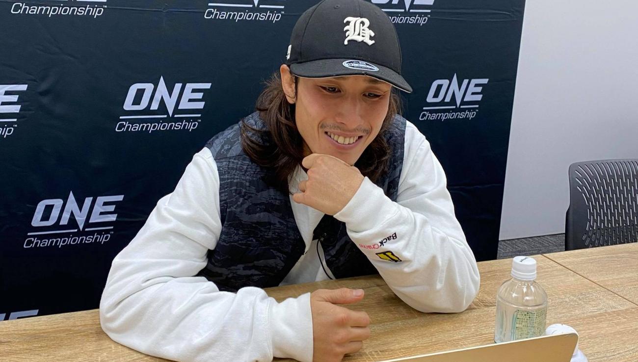 22日のONEシンガポール大会に緊急参戦が決まったDEEPストロー級王者川原波輝(C)AbemaTV,Inc.