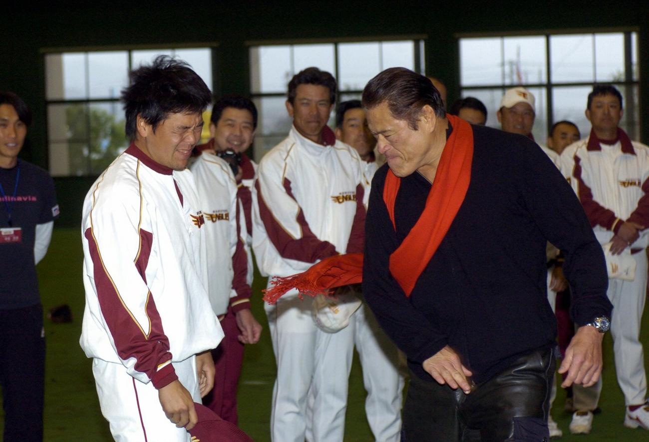 楽天野村克則（2005年2月18日撮影）