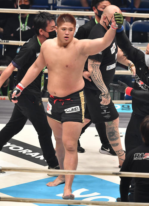 1回、スダリオ剛は宮本和志に勝利した（撮影・柴田隆二）