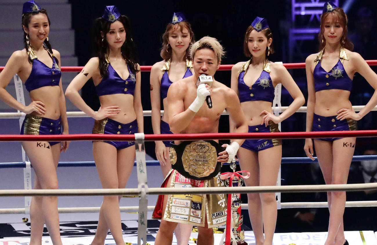 那須川天心との対戦を希望した武尊（2021年3月28日撮影）