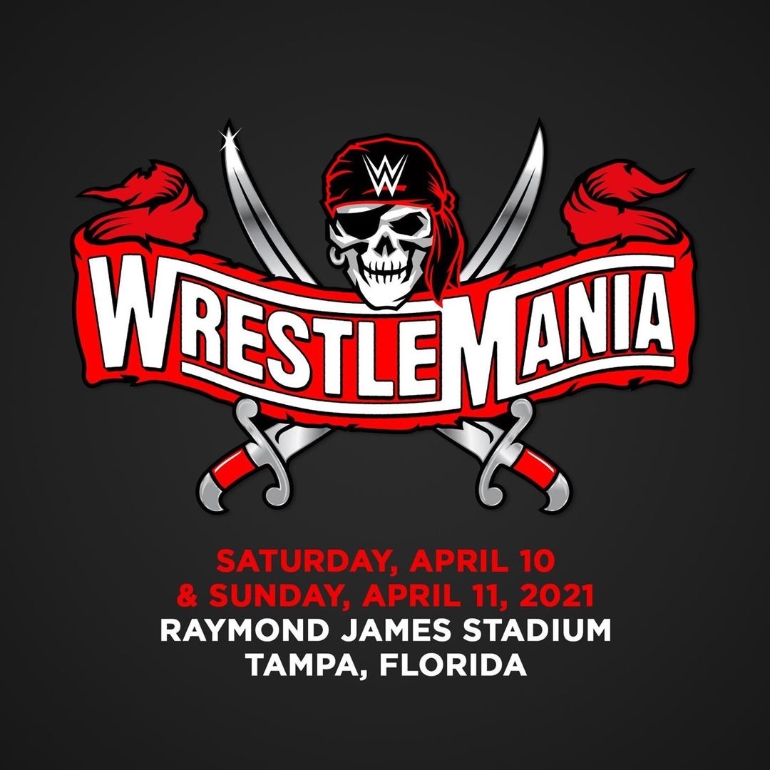 レッスルマニア37大会のロゴマーク（C）2021 WWE, Inc. All Rights Reserved.
