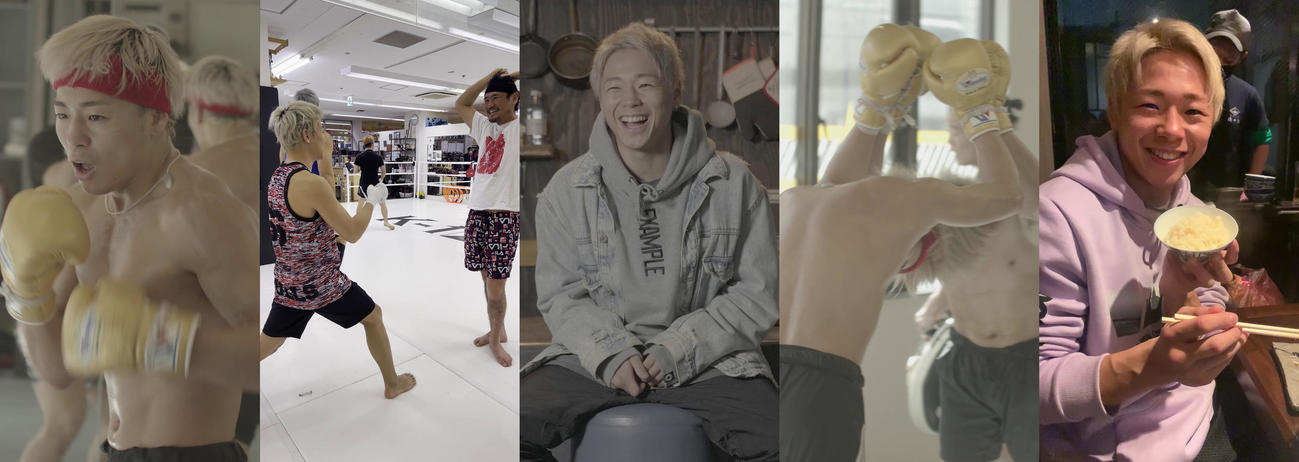 LINE NEWS VISION「武尊チャンピオンロード」のひとコマ