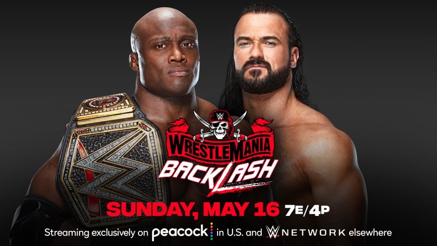 5月16日のPPV大会でWWEヘビー級王者ラシュリー（左）に挑戦するマッキンタイア（C）2021 WWE, Inc. All Rights Reserved.