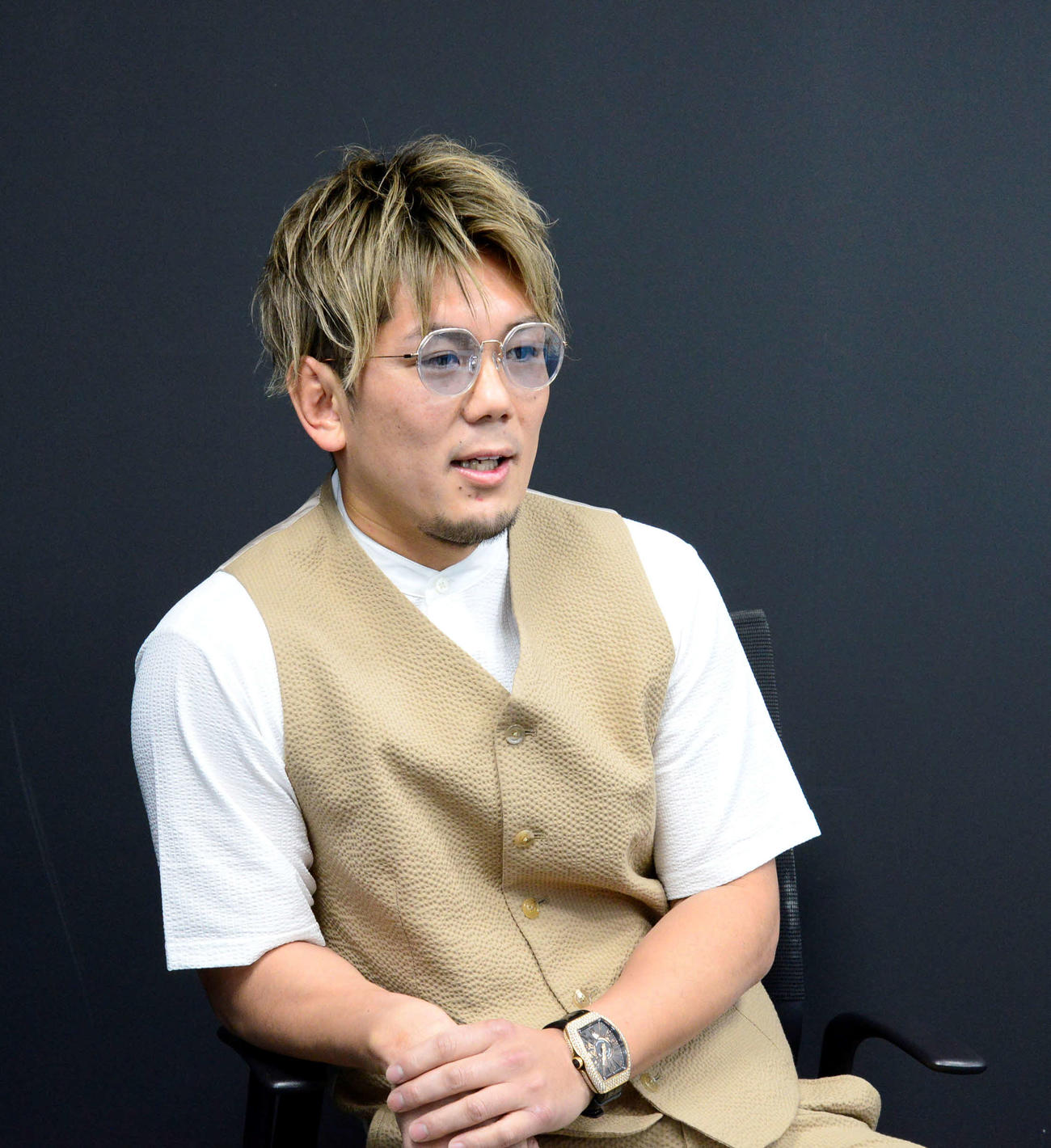 5月30日のRIZIN29大会に向け、記者会見を行った皇治（C）RIZIN FF