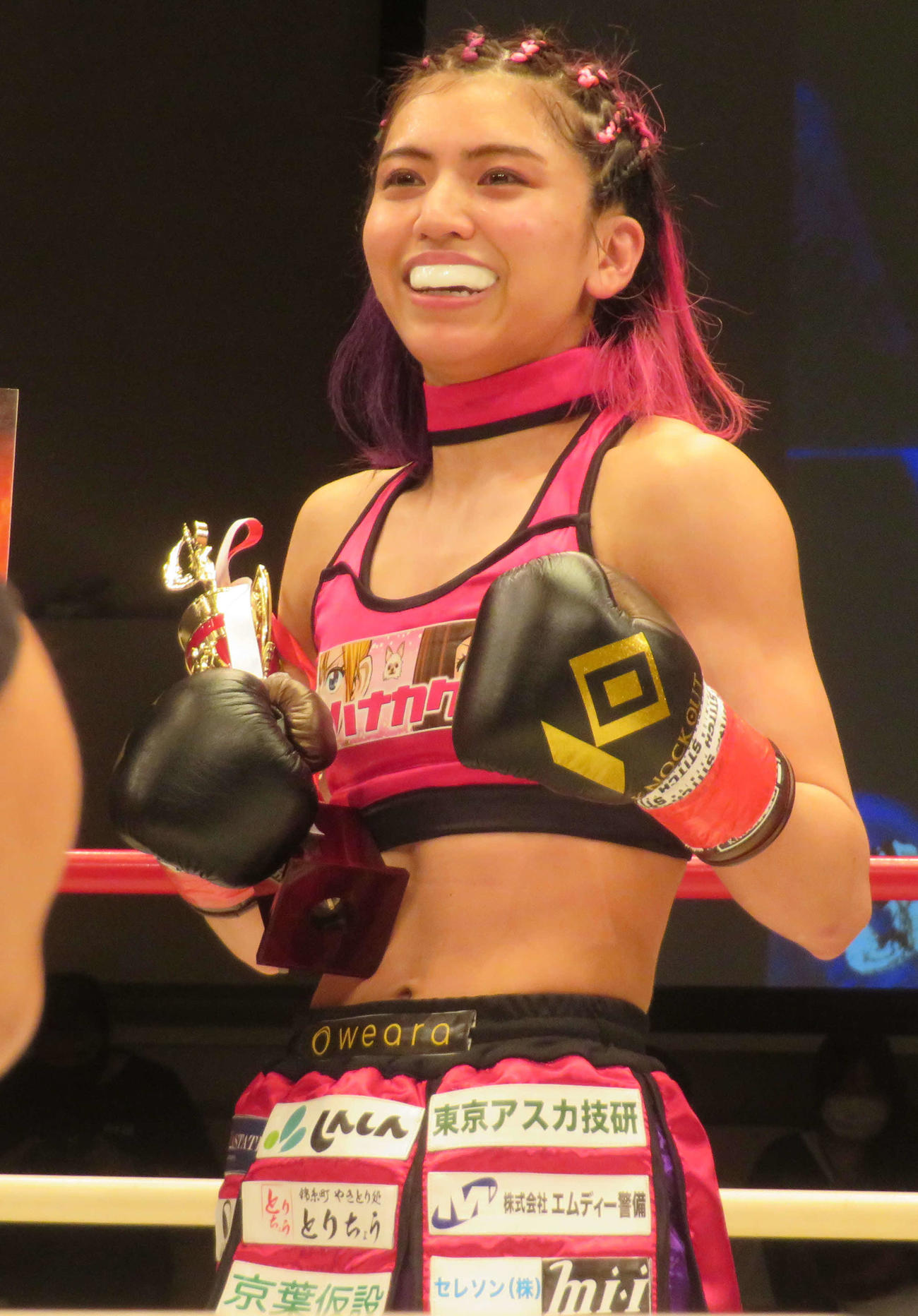 1回KO撃破でデビュー10連勝を飾ったぱんちゃん璃奈