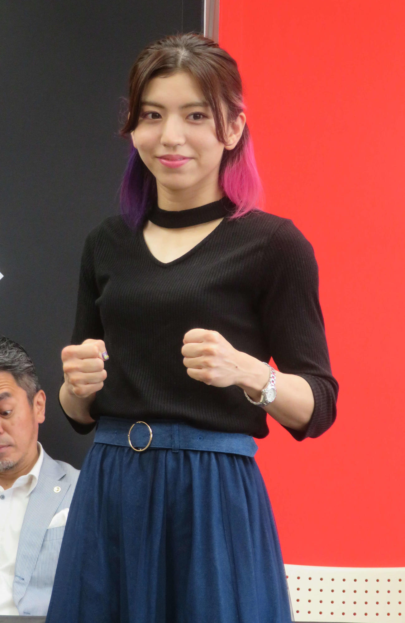 7・18KNOCK OUT後楽園大会に出場意欲を示したKNOCK OUT女子アトム級王者ぱんちゃん璃奈