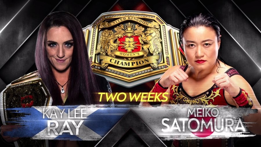6月10日にNXT UK女子王者ケイ・リー・レイ（左）に再挑戦することが決まった里村明衣子（Ｃ）2021 WWE, Inc. All Rights Reserved.