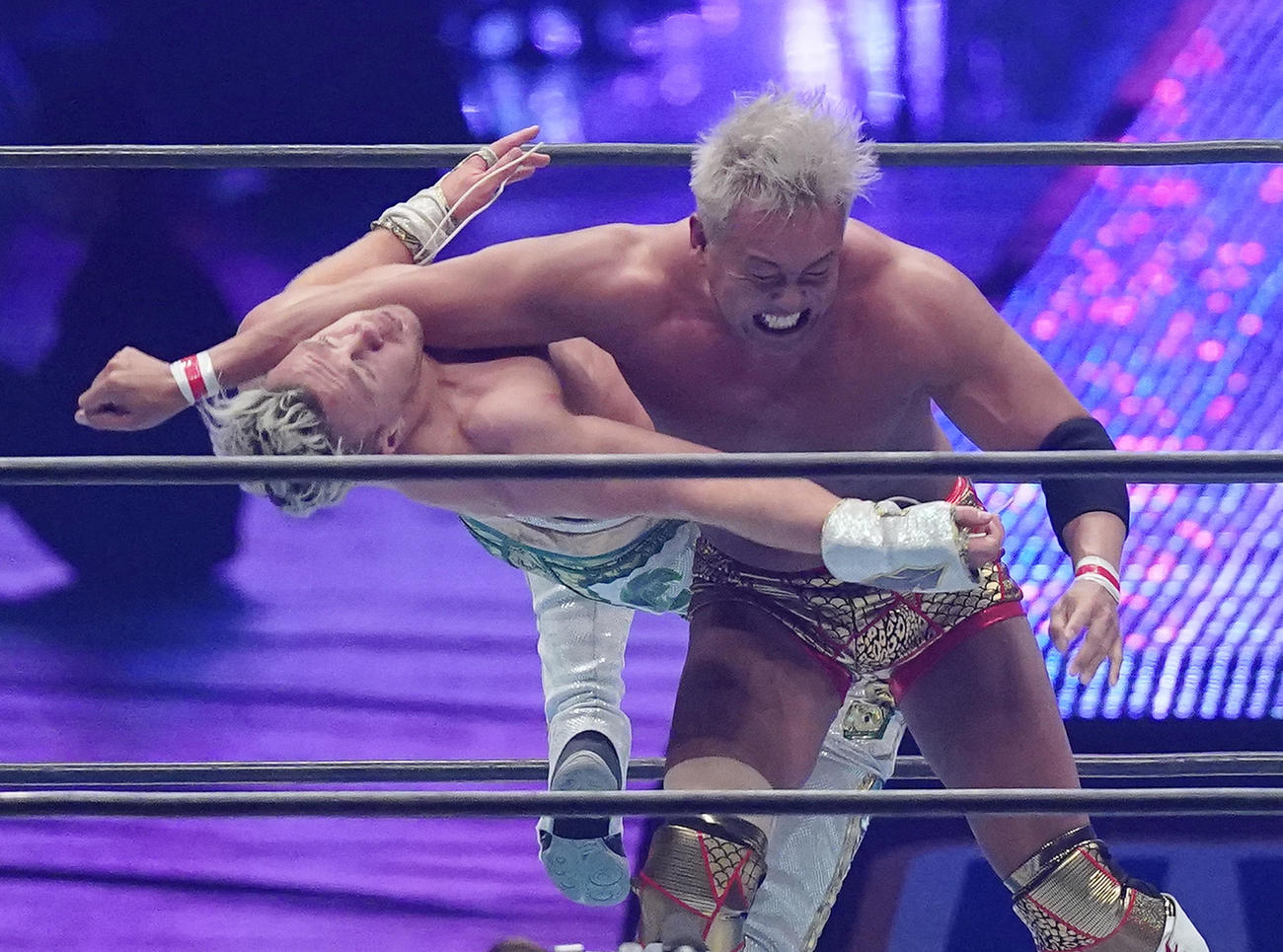 新日本プロレスのオカダ・カズチカ（2021年1月撮影）