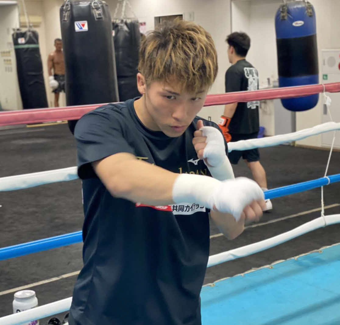 最終調整するWBAスーパー、IBF世界バンタム級王者井上尚弥（大橋ジム提供）