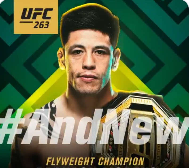 メキシコ人初のUFC王者となった新UFCフライ級王者モレノ（UFC公式SNSより）