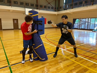 淡路島での練習を公開した野中（提供＝野中陣営）