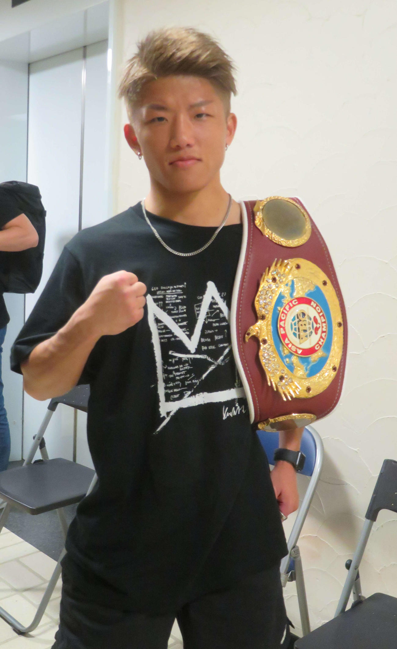 2回TKO勝ちで2度目の防衛を飾ったWBOアジア・パシフィック・ミニマム級王者重岡