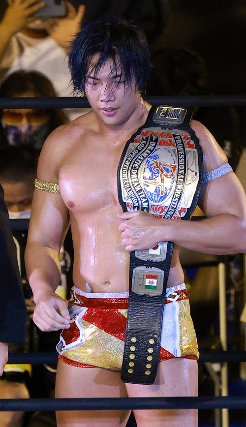 DDT新王者に竹下幸之助「今度は僕が秋山準を迎え撃つ」三度目正直