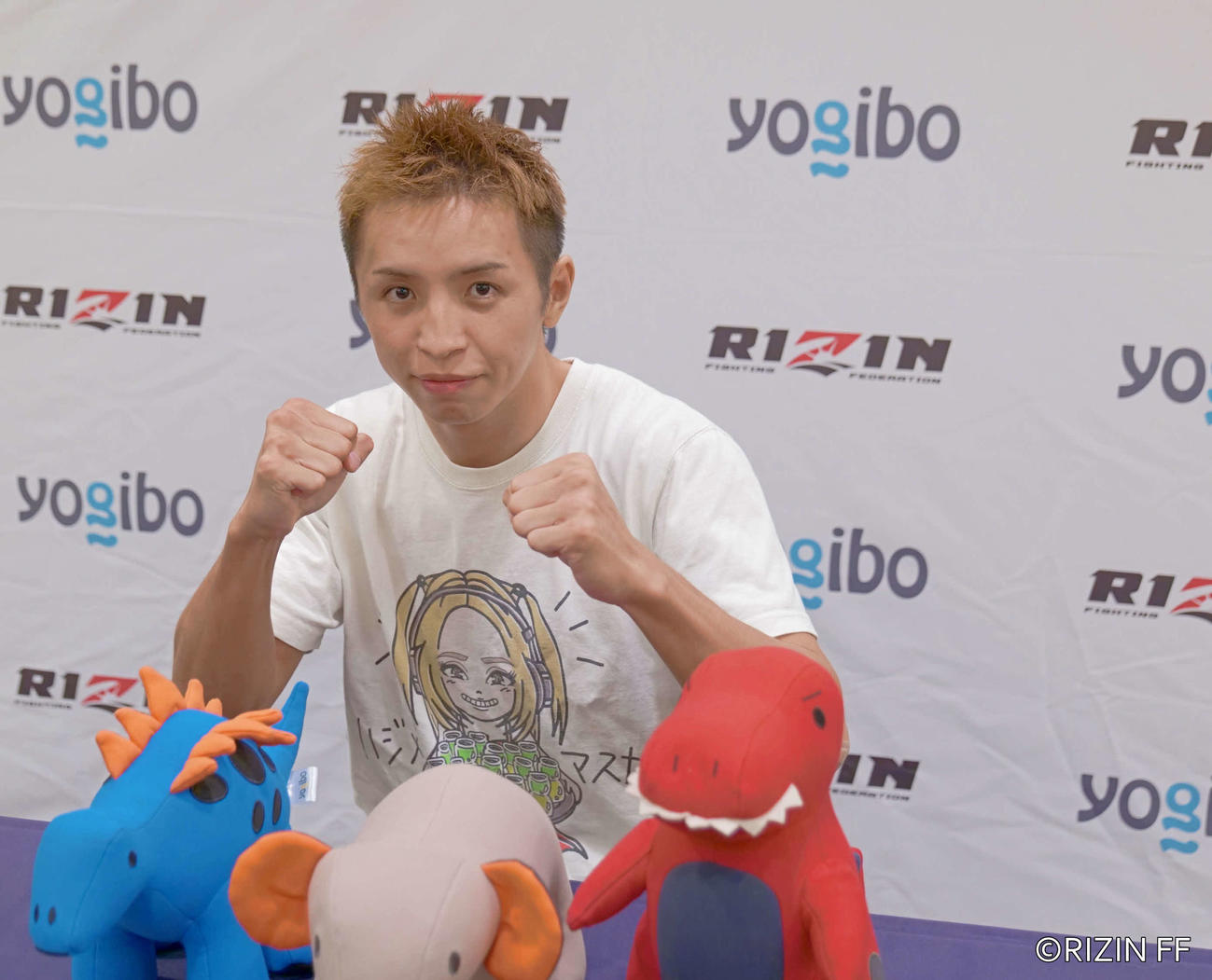 RIZIN30大会の前々日取材に応じた久保優太（RIZIN FF提供）