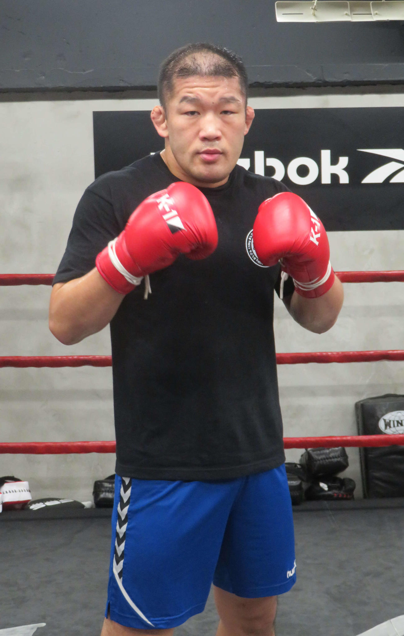 20日のK－1横浜大会でK－1ルールに初挑戦する石井慧