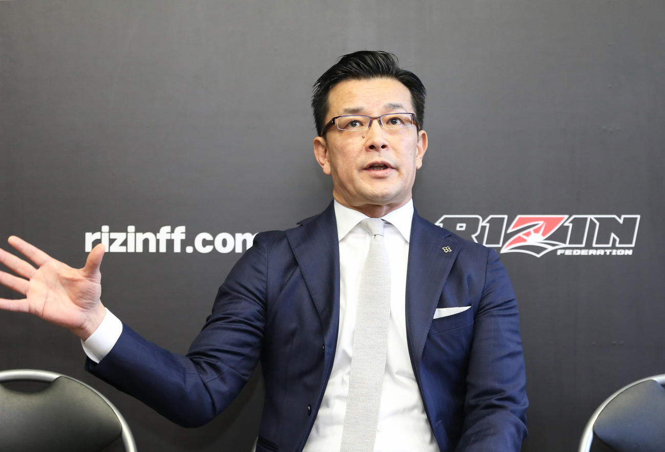 RIZINの榊原信行CEO（2019年撮影）