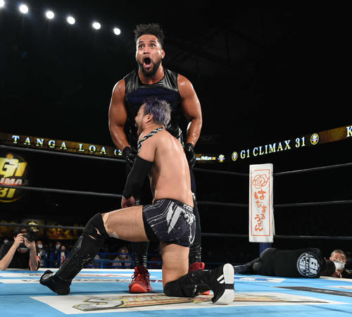 伏兵ｋｅｎｔａしてやったり 反則勝ち ｇ１初制覇へ大きな１勝 プロレス写真ニュース 日刊スポーツ
